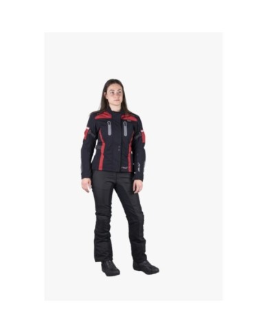giacca iXS Tour Pacora-ST donna nero-rosso DXL 322