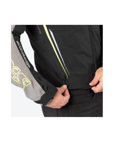 iXS Giacca sportiva TS-Pro ST+ nero-grigio-giallo fluo