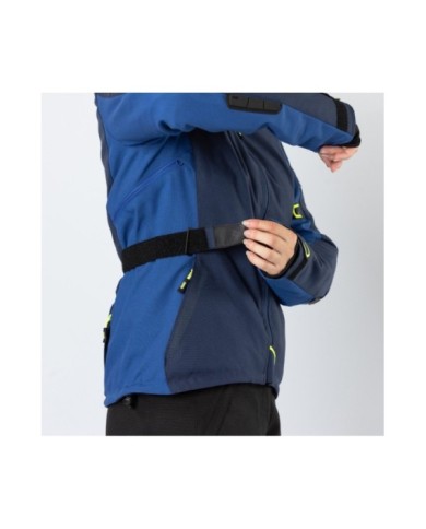 iXS Tour Damen Jacke Lane ST blau-hellblau-neon gelb