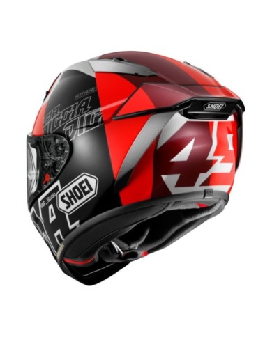 SHOEI Integralhelm X-Spirit Pro Diggia 2 TC-1, rot-schwarz-weiss