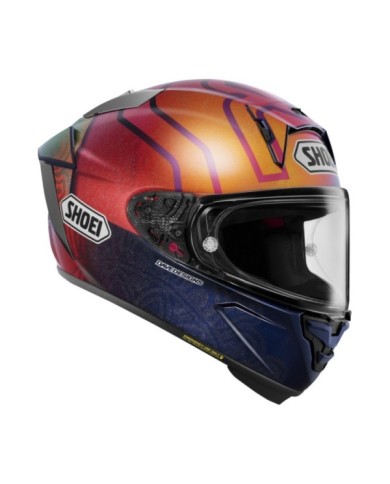 SHOEI Casco integrale X-Spirit Pro Marquez Holi TC-1, rosso-blu