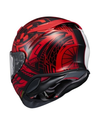SHOEI Casque intégral NXR2 Beaut TC-1, blanc-noir-rouge