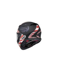 SHOEI Casque intégral NXR2 Knee Down TC-5, matt noir-rouge-blanc