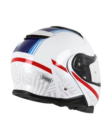 SHOEI Klapphelm Neotec II SEPARATOR TC-10 weiss-blau-rot