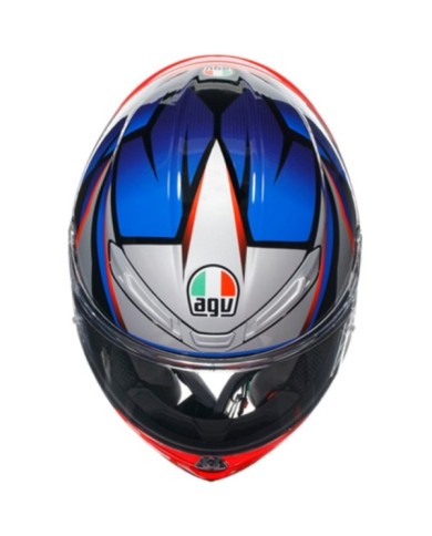 AGV Casco integrale K6 S Multi Slashcut nero-blu-rosso