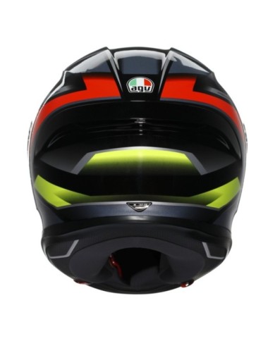 AGV Integralhelm K6 S Erazer schwarz-rot-gelb