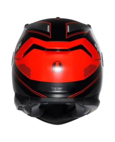 AGV Casque intégral K7 Kyber noir-rouge