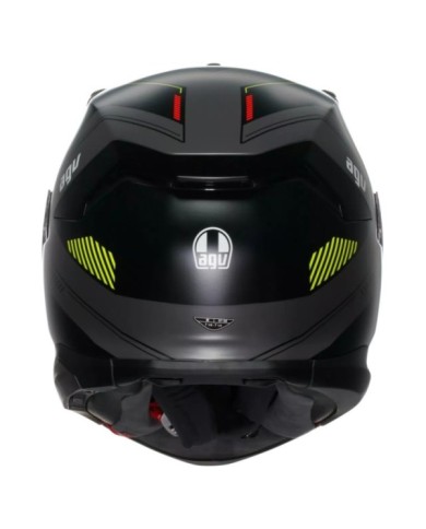 AGV Integralhelm K7 Kyber matt grau-gelb