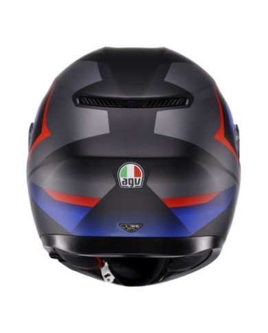 AGV Integralhelm K3 Striga matt schwarz blau rot