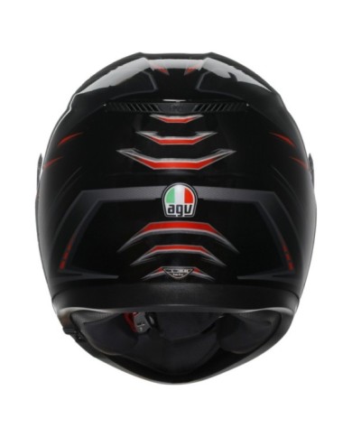 AGV Integralhelm K3 Syth schwarz-rot