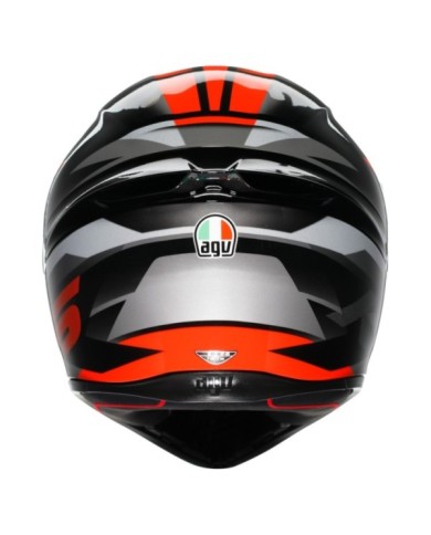 AGV Casque intégral K1 S Fastlap noir-gris-rouge