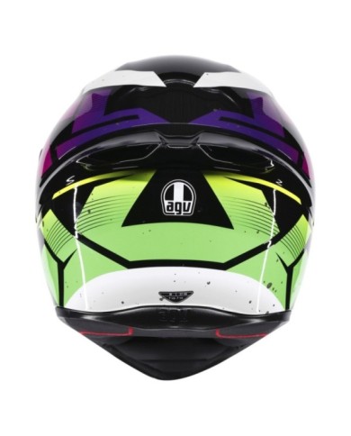 AGV Casque intégral K1 S Punkpulse gris violet vert