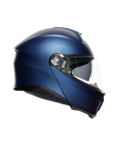 AGV Casco modulare Tourmodular Solid Uni blu opaco