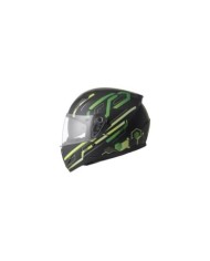 gms Casco integrale Hexago Graphic verde opaco