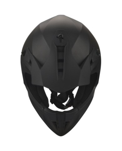 gms Casque de Motocross Fortis mat noir
