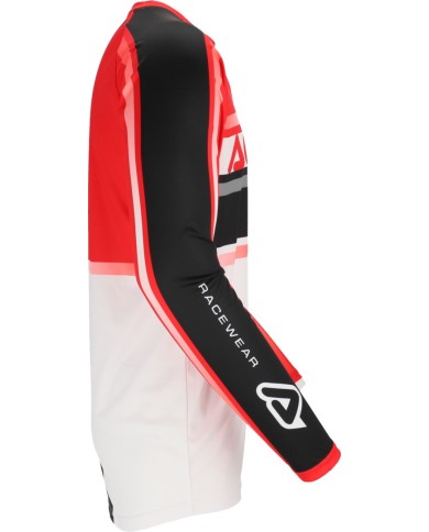 Acerbis Maglia MX Linear Lugo bianca-rossa