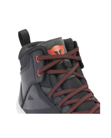 Dainese Chaussures Suburb D-WP noir-blanc-rouge