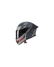 Casco integrale Caberg Drift Evo II Crok nero-antracite-rosso