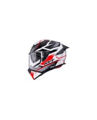 KYT Casco integrale R2R Parsec bianco-rosso-grigio