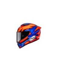 Suomy Casque intégral Track-1 Firestorm orange-bleu-noir