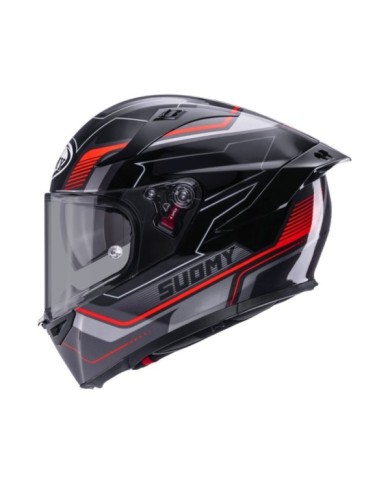 Suomy Casco integrale Speedstar 2 Visual nero-rosso