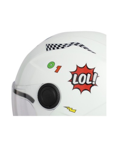 Acerbis Casque jet BREZZA Enfant blanc