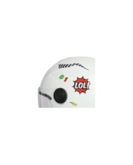 Acerbis Casco jet BREZZA Bambino bianco