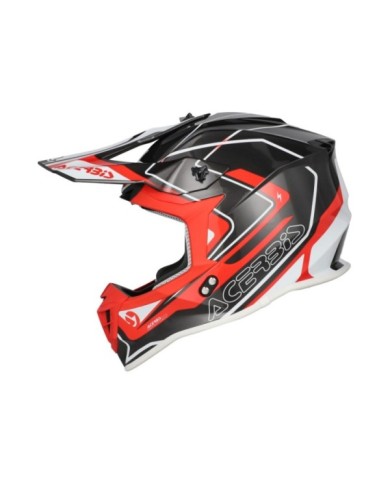 Acerbis Offroadhelm Linear 22-06 grau-rot