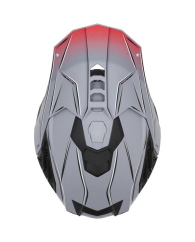 Acerbis Casco da motocross AIRSTRIKE-X grigio-rosso