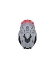 Acerbis Casco da motocross AIRSTRIKE-X grigio-rosso