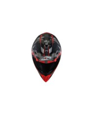 Suomy Casco offroad X-Wing Camouflager nero opaco-rosso