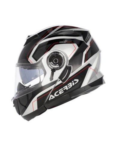 Acerbis Casco modulare SEREL 2206 nero-argento