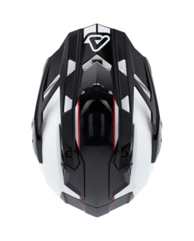 Acerbis Casque multifonction ATTACK blanc-noir
