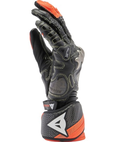 Dainese Gants Full Metal 7 noir-fluo rouge