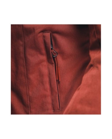 Dainese Dames D-Dry Rocclair E giacca rosso ruggine