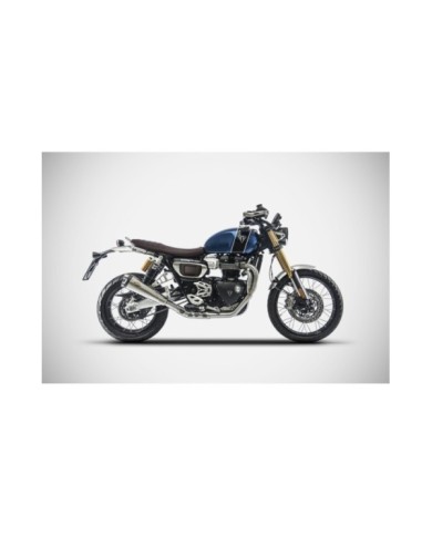 ZARD Kit completo omologato E5 in acciaio inossidabile e terminale in ca