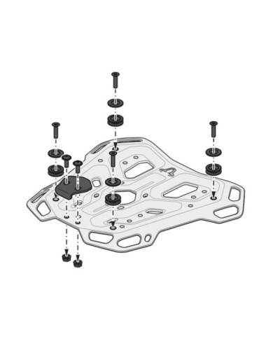 SW-MOTECH Porte-bagages STREET-RACK