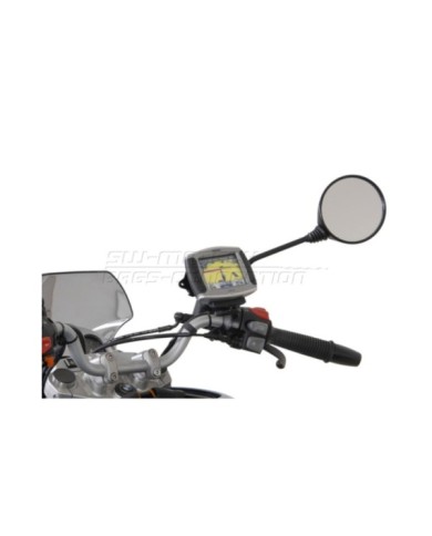 SW-MOTECH Supporto GPS con vite per specchietto retrovisore