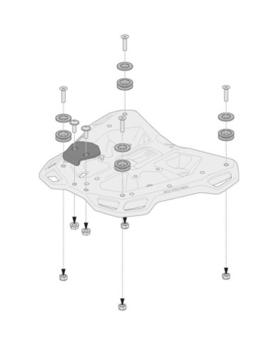 SW-MOTECH Porte bagages ADVENTURE-RACK