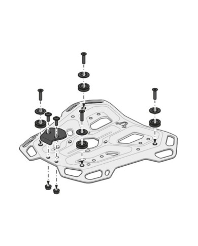 SW-MOTECH Top-Case Träger Adventure-Rack