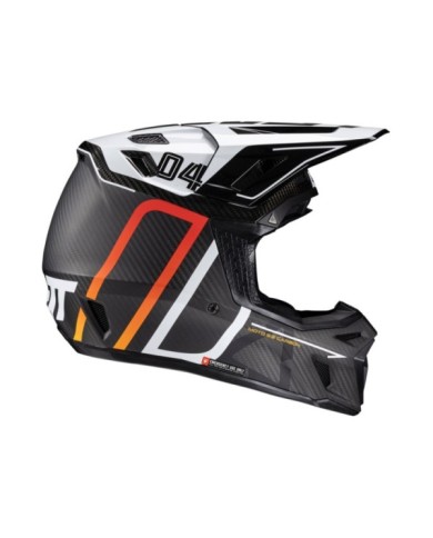 Leatt Helmet Kit Moto 9.5 V25 carbon white carbon-weiss