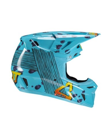 Leatt Helmet Kit Moto 8.5 V25 bleu-violet-jaune