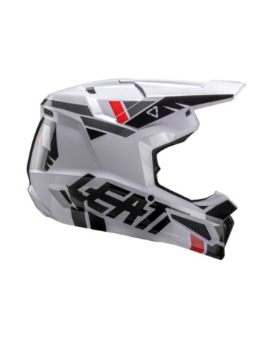 Leatt Helmet Moto 2.5 V25 blanc-noir-rouge