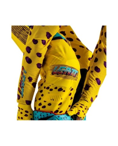 Leatt Pant Moto 5.5 I.K.S. V25 jaune-violet