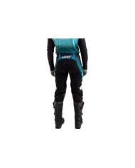 Leatt Pantaloni 4.5 Lite Women V25 nero-bianco-turchese