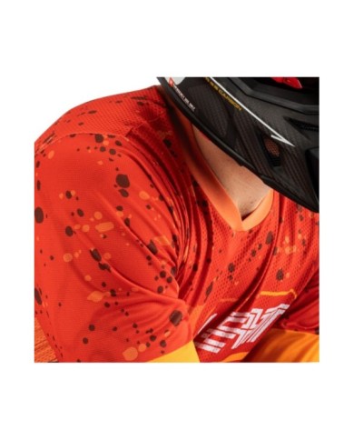 Leatt Jersey Moto 4.5 Enduro Burn orange-schwarz-weiss