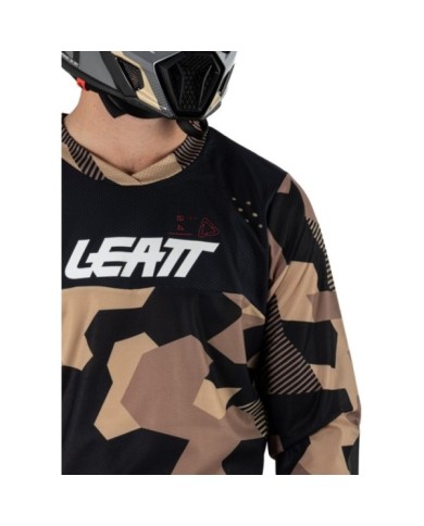 Leatt Jersey Moto 4.5 Enduro Stone brown-black-white