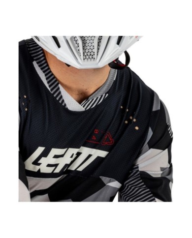 Leatt Jersey Moto 4.5 Enduro Forge grau-schwarz-weiss