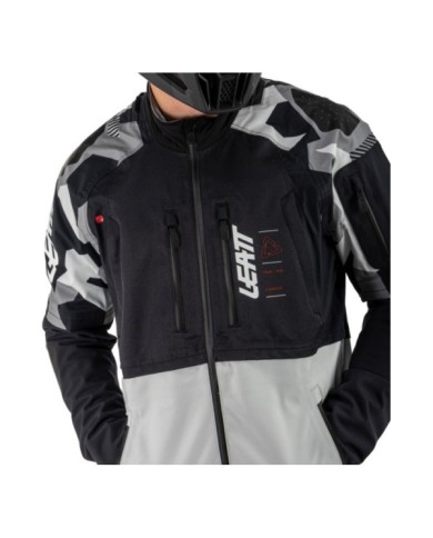 Leatt Giacca Moto 4.5 HydraDri Forge grigio-nero-mimetico