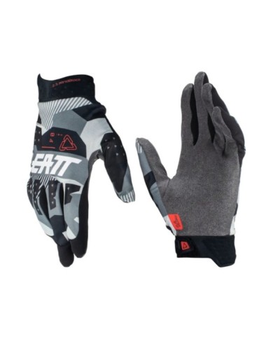 Leatt Guanto Moto 2.5 Windblock grigio-nero-bianco
